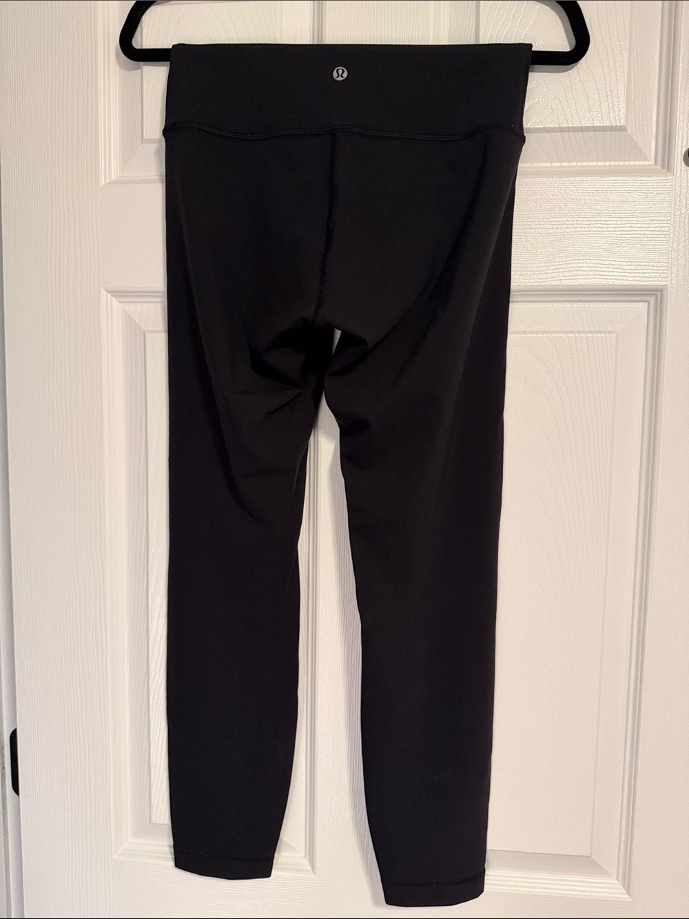 lululemon Black Leggings with Logo Waistband